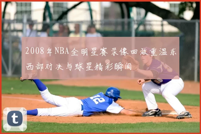 2008年NBA全明星赛录像回放重温东西部对决与球星精彩瞬间